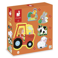 Janod - 5 Farm Progressive Puzzles