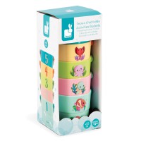 Janod - Bath Buckets Animals
