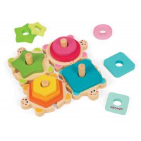 Janod - Turtles Stacking Puzzle
