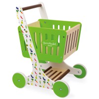Janod - Green Grocer Shopping Trolley