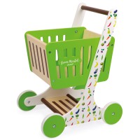 Janod - Green Grocer Shopping Trolley