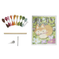 Janod - Little Fox Needlepoint Kit