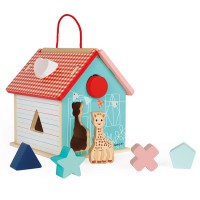 Janod - Sophie La Girafe Shape Sorting House